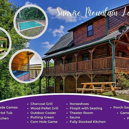 Fabulous Pet-Friendly, Family Cabin With Outdoor Kitchen, Hot Tub, Sauna, Fireplace, Theater Room, Arcade, Pool Table, And Fire Pit Within Minuties Of Dollywood Севьервилл Экстерьер фото