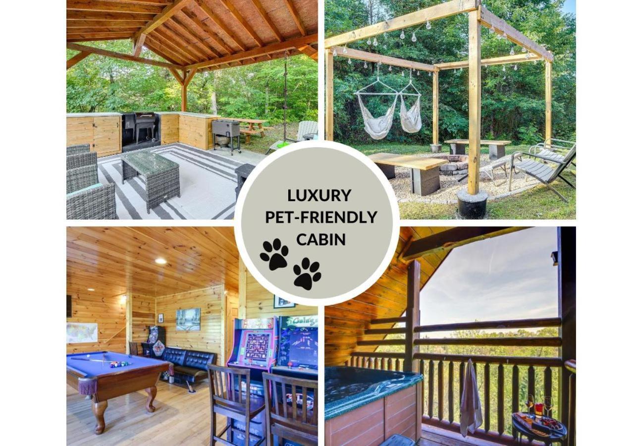 Fabulous Pet-Friendly, Family Cabin With Outdoor Kitchen, Hot Tub, Sauna, Fireplace, Theater Room, Arcade, Pool Table, And Fire Pit Within Minuties Of Dollywood Севьервилл Экстерьер фото