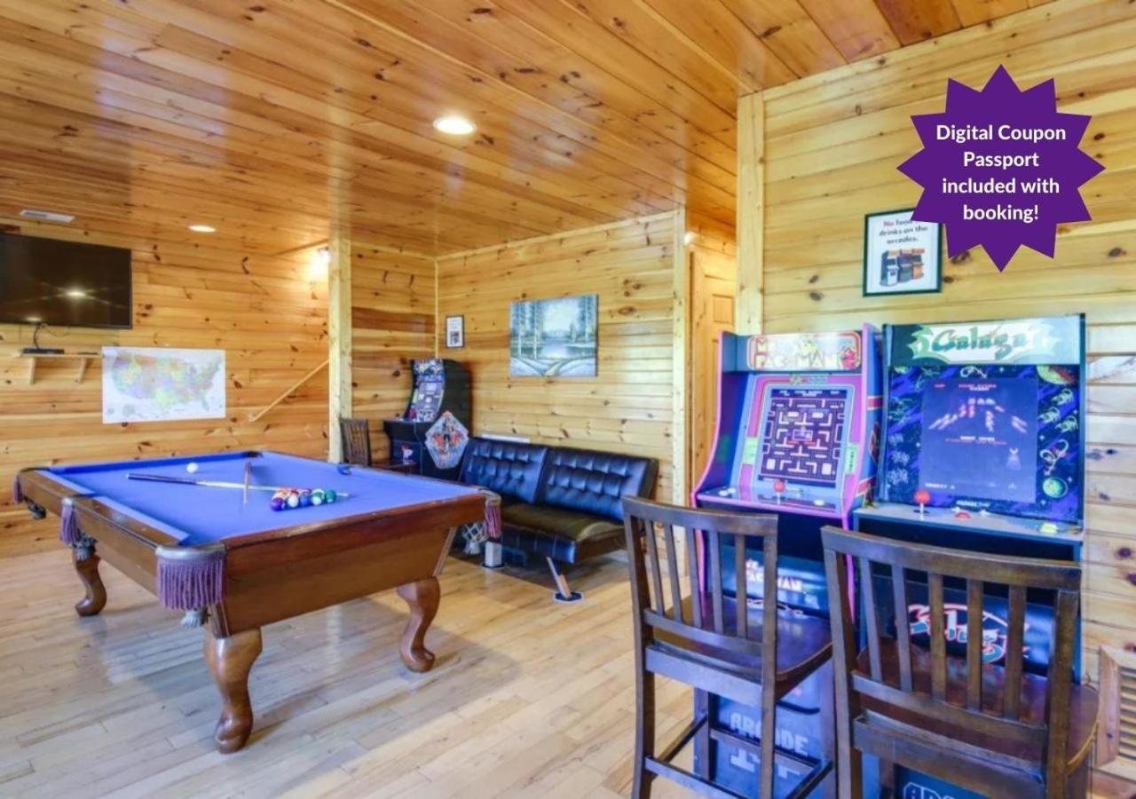 Fabulous Pet-Friendly, Family Cabin With Outdoor Kitchen, Hot Tub, Sauna, Fireplace, Theater Room, Arcade, Pool Table, And Fire Pit Within Minuties Of Dollywood Севьервилл Экстерьер фото